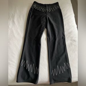 Vintage black ankle cut Fashion pants size XL